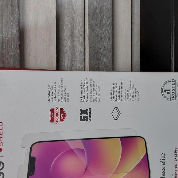 ZAGG Apple iPhone 14/ 13 / 13 Pro Glass Elite Screen Protector - Picture 2 of 5